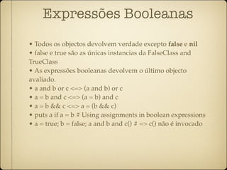 Workshop Ruby on Rails dia 1 ruby-pt