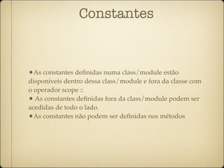 Workshop Ruby on Rails dia 1 ruby-pt