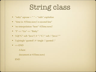 Workshop Ruby on Rails dia 1 ruby-pt
