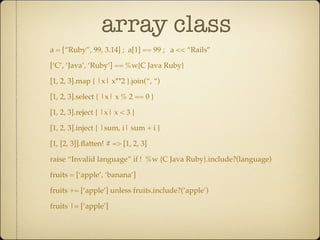 Workshop Ruby on Rails dia 1 ruby-pt