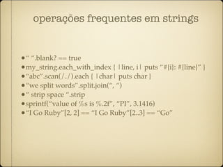 Workshop Ruby on Rails dia 1 ruby-pt