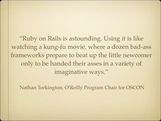 Workshop Ruby on Rails dia 1 ruby-pt