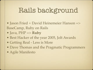 Workshop Ruby on Rails dia 1 ruby-pt