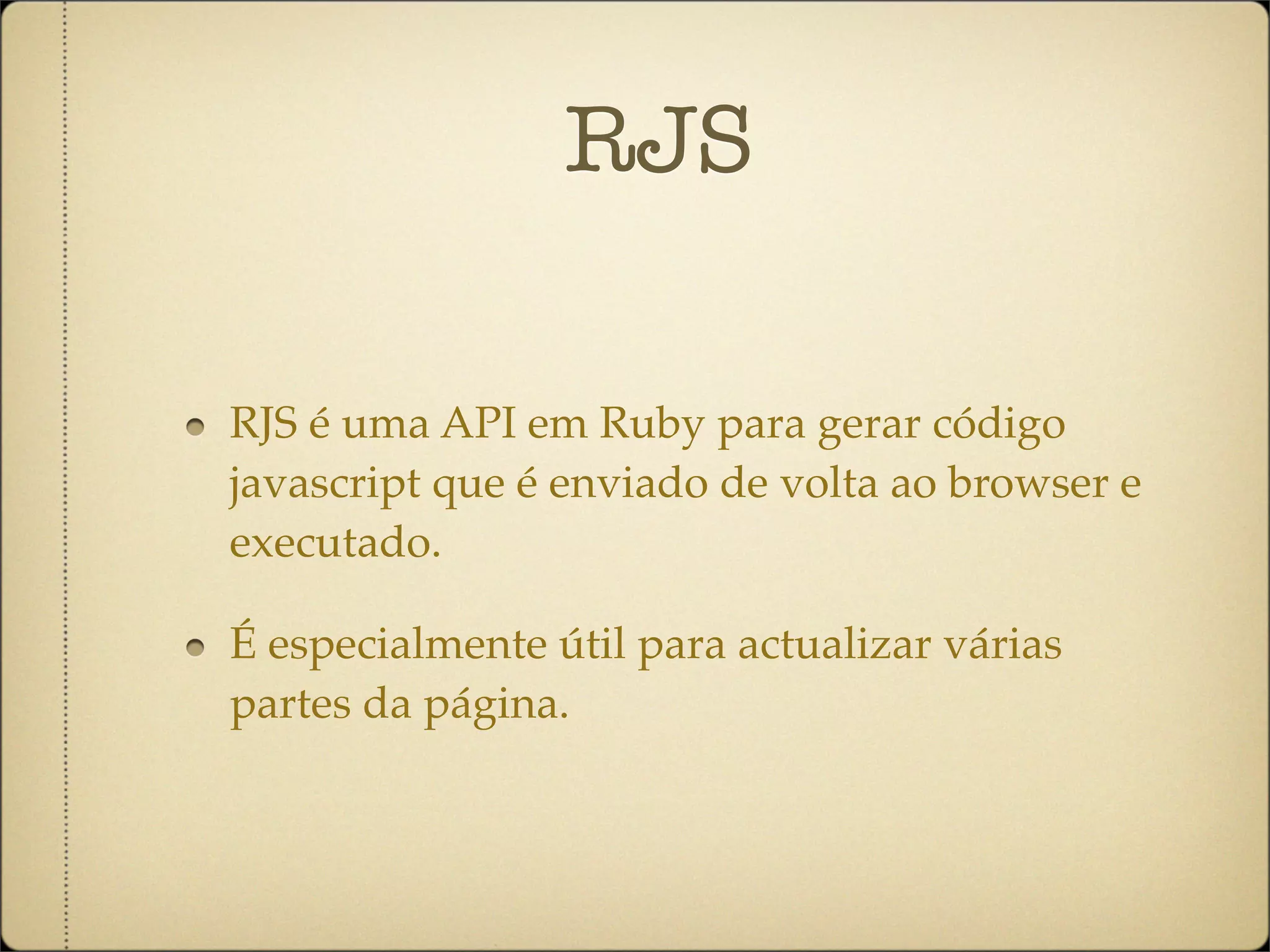 Workshop Ruby on Rails dia 2 ruby-pt