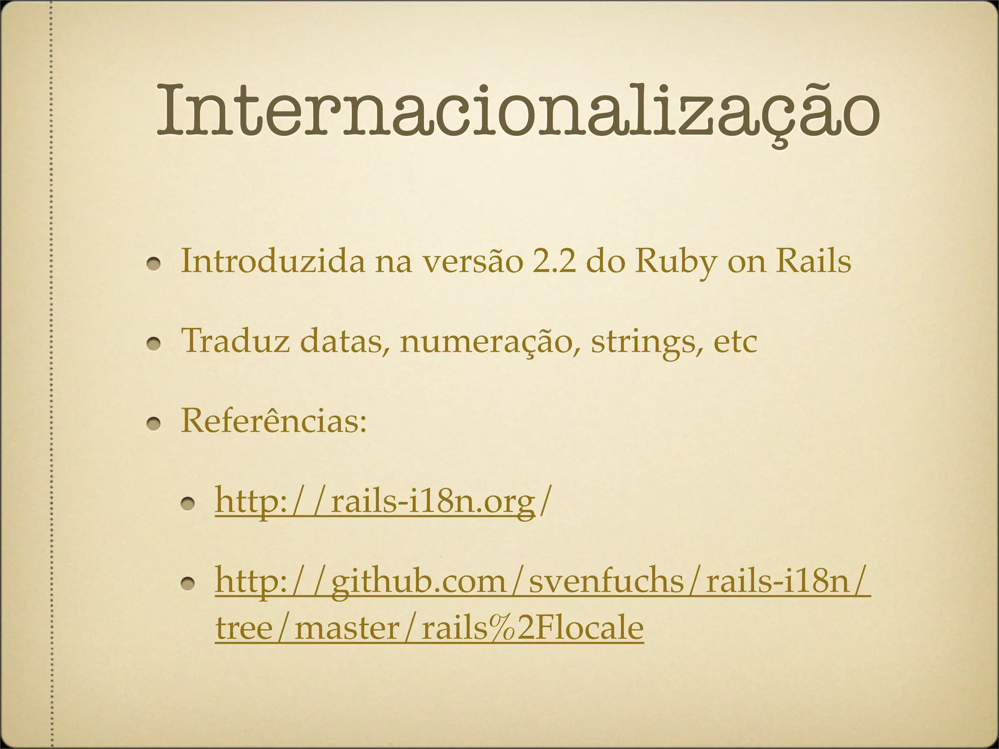 Workshop Ruby on Rails dia 2 ruby-pt