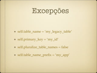 Workshop Ruby on Rails dia 2  ruby-pt