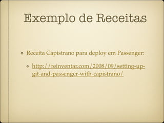 Workshop Ruby on Rails dia 2  ruby-pt