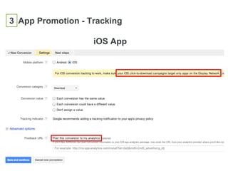 3 App Promotion - Tracking
iOS App
 