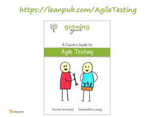 https://leanpub.com/AgileTesting
 