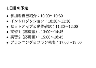 Workshop at AXIS Inc.