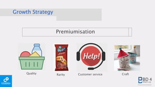 Growth Strategy
Premiumisation
Quality Rarity Customer service Craft
 