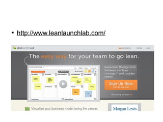 ●
    http://www.leanlaunchlab.com/
 