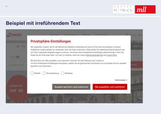 14
Beispiel mit irreführendem Text
 