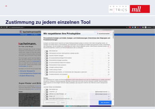 26
Zustimmung zu jedem einzelnen Tool
 