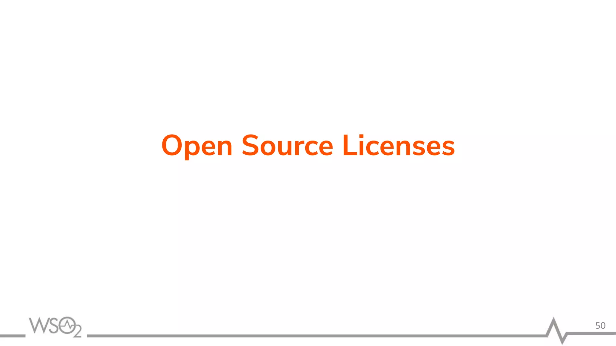 Open Source Licenses 50 