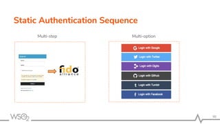 90
Static Authentication Sequence
Multi-step Multi-option
 