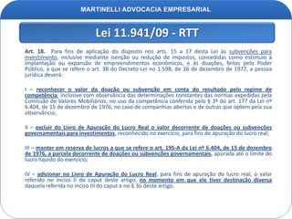 01 parcela para aquisições ocorridas a partir de junho de 2012Assim sucessivamente até apropriação imediata no caso de aquisições ocorridas a partir de julho de 2012Aplicação:ImediataObs: O benefício de apropriação imediata já existe para determinados itens dos setores automotivo, têxtil e calçadista