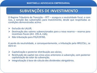 PIS e COFINS OUTRAS MEDIDAS RELACIONADAS A PIS/COFINS
