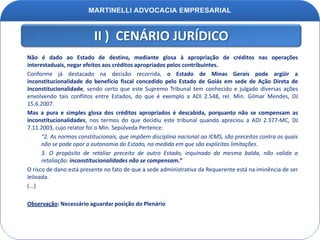 DECISÕESReceita Federal do Brasil“DECISÃO Nº 11 de 12 de Janeiro de 1999 ASSUNTO: Imposto sobre a Renda de Pessoa Jurídica - IRPJEMENTA: BENEFÍCIO FISCAL. DIFERIMENTO NO RECOLHIMENTO DO ICMS COM ATUALIZAÇÃO MONETÁRIA LIMITADA A 60% (SESSENTA POR CENTO). O benefício fiscal atribuído pelo Governo do Estado concedendo um prazo de 300 (trezentos) dia s para o recolhimento do ICMS devido, com atualização monetária limitada a 60% (sessenta por cento), configura subvenção para investimento, no intento de excluir do lucro real a parcela do ganho financeiro obtido com relação aos 40% (quarenta por cento )da não atualização monetária sobre o ICMS diferido, desde que atendidas as condições da legislação de regência.” (g.n)  Conclusão: O entendimento predominante na Receita Federal restringe o conceito de subvenção de investimento, em razão da dificuldade de se aferir a aplicação específica dos recursos em implantação ou expansão do empreendimento econômico projetado. 