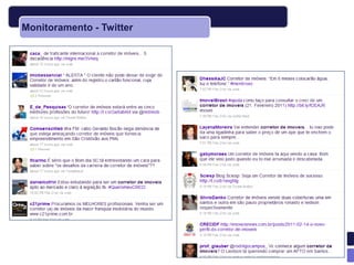 Monitoramento - Twitter
 