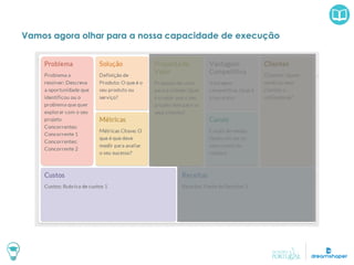 Vamos agora olhar para a nossa capacidade de execução
 