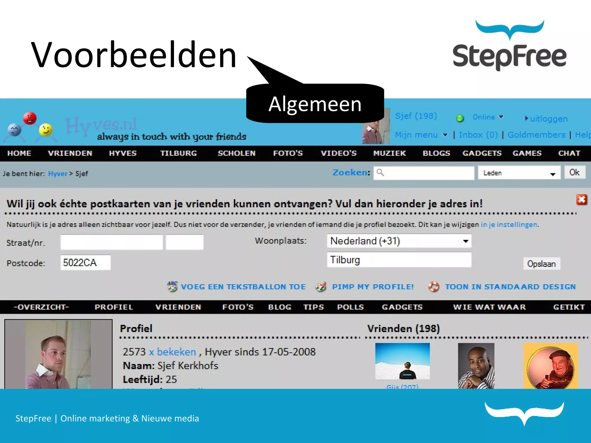 StepFree | Online marketing & Nieuwe media Voorbeelden Algemeen 