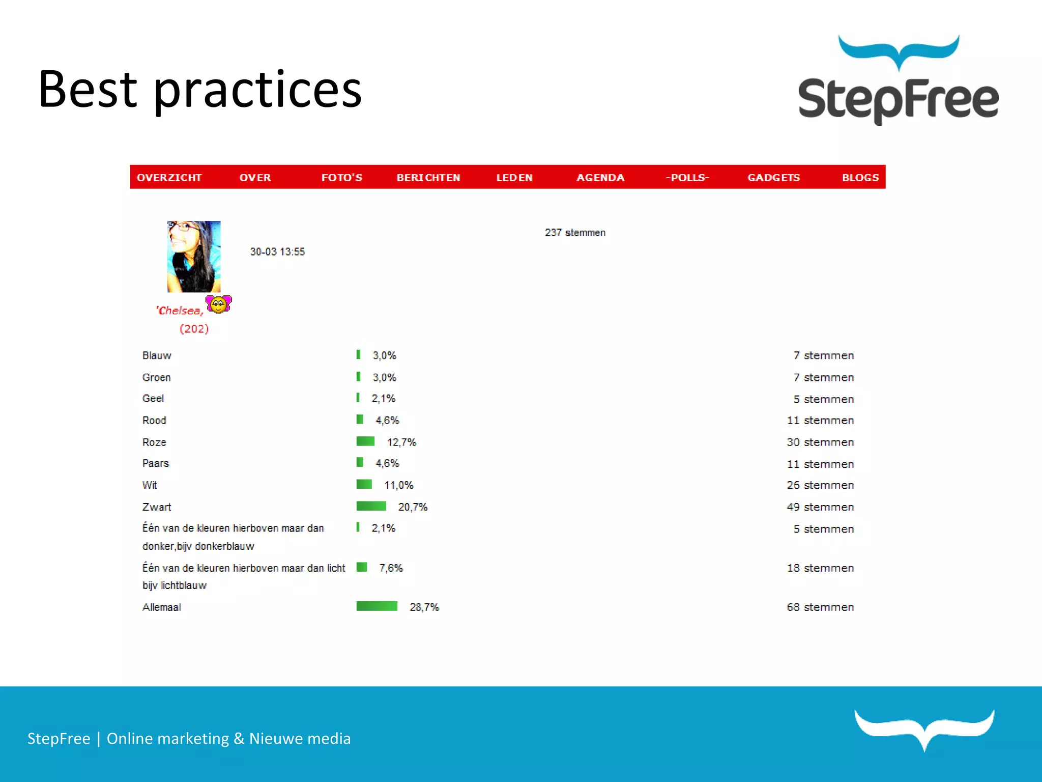 StepFree | Online marketing & Nieuwe media Best practices 