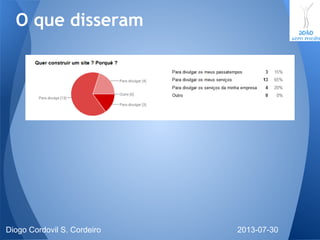 O que disseram
2013-07-30Diogo Cordovil S. Cordeiro
 