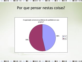 Por que pensar nestas coisas? 