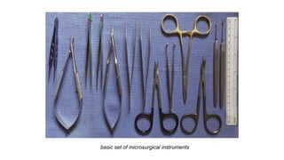 basic set of microsurgical instruments
 