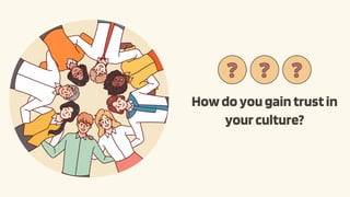 ?
?
Howdoyougaintrustin
yourculture?
?
? ?
?
 