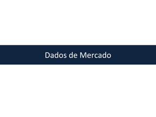 Dados de Mercado
 