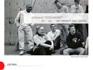 -
Bron: sanoma i’m every woman	

: van welvaart naar welzijn
 