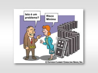 Isto é um
            Risco
problema?
            Mínimo
 