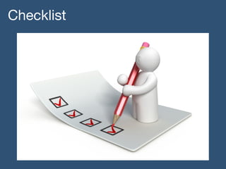 Checklist!
 