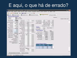 E aqui, o que há de errado?!
 