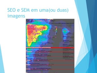 SEO e SEM em uma(ou duas) 
imagens 
 