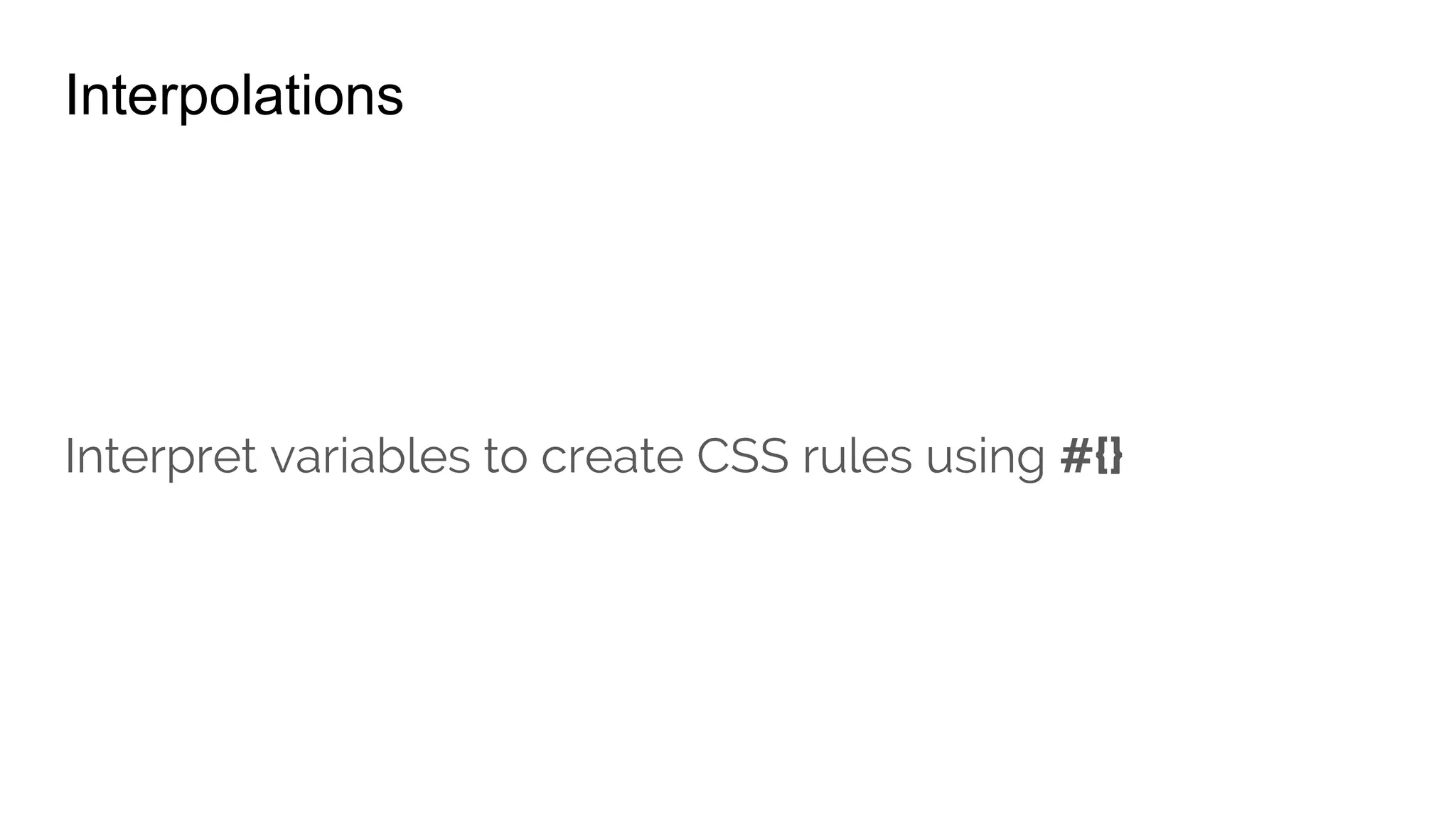 SassScript Functions
 