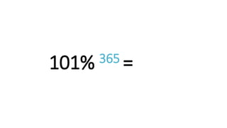 101% 365 = 37,8x
 