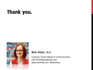 "Ethics in digital media research"