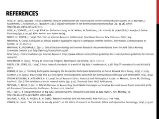 "Ethics in digital media research"