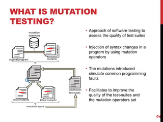 Mutation Testing for DSLs (Tool Demo) | PPT