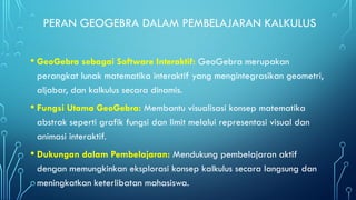 Workshop Eksperiential Learning_ GeoGebra dalam Pembelajaran Kalkulus ...