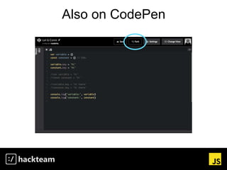 Also on CodePen
 