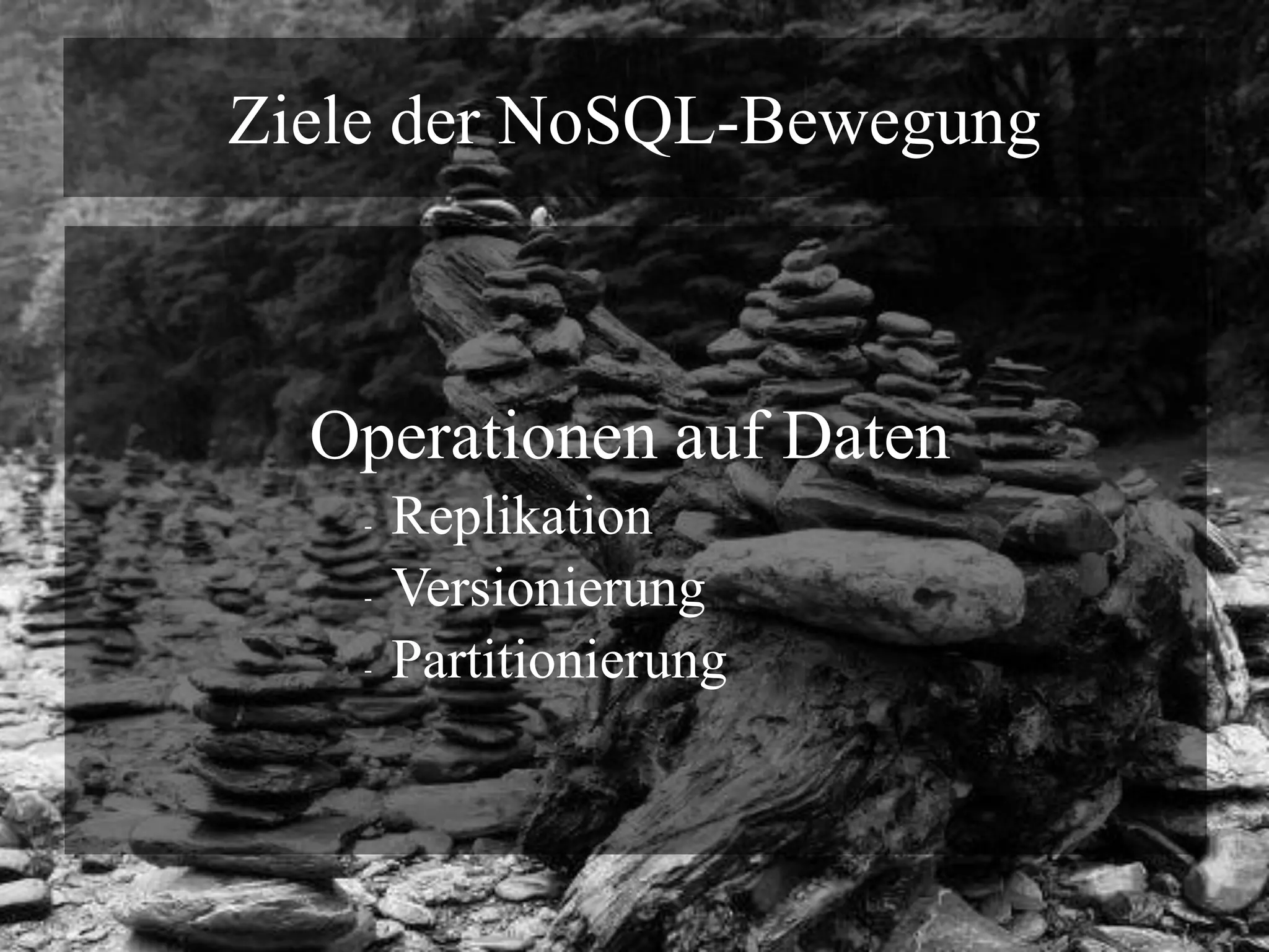 Stark vernetzten Daten