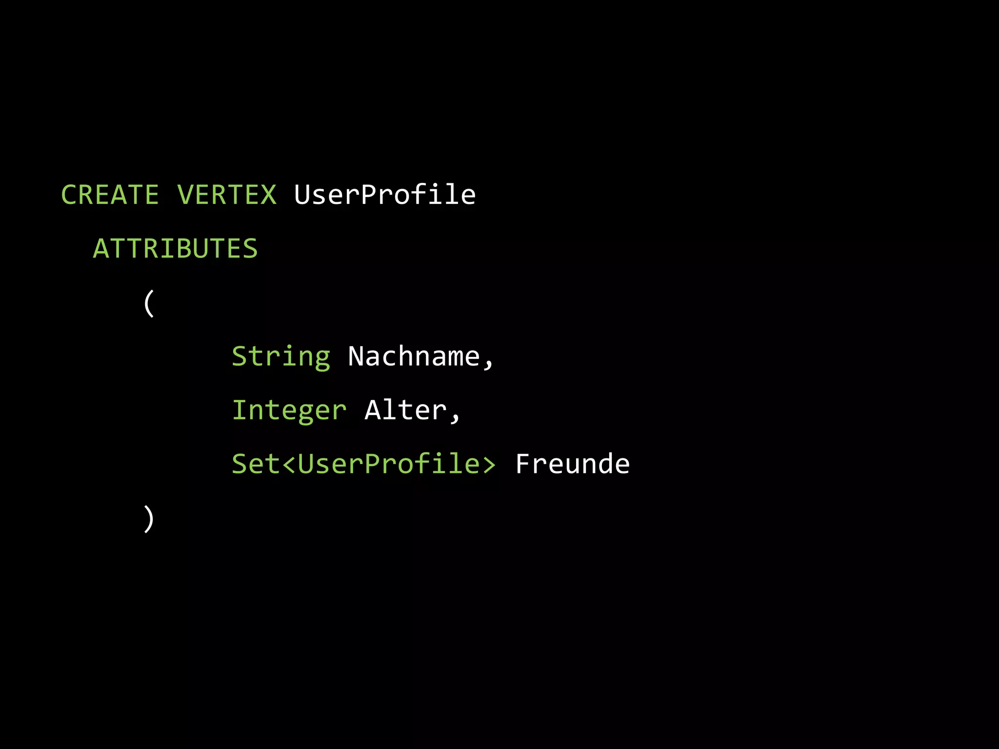 Anwendungen eGovernmentSocial Network– zentrale Kommunikationsplattform in der VerwaltungUniversal Data Access – Daten zentral verwalten, Daten aus diversen Quellen verknüpfenRecommendation– Bewertung von Personen, Projekten, Bauflächen, Wohnräumen, …Photo: Facebook World Graph