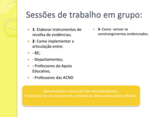  Actas/relatórios e actividades;