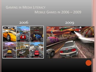 Gaming in Media LiteracyExamples of games – The Wiki GameObjective of the game: You have to go from a starting Wikipedia article to an ending article using only the hyperlinks within the articleshttp://wikipediagame.org/