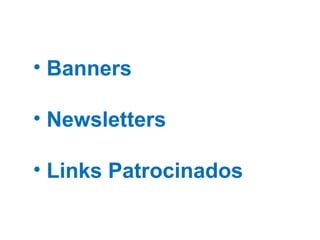 Banners Newsletters Links Patrocinados 