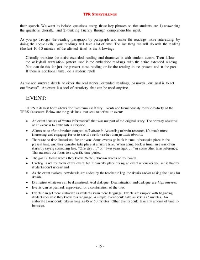 Workshop handout 2015